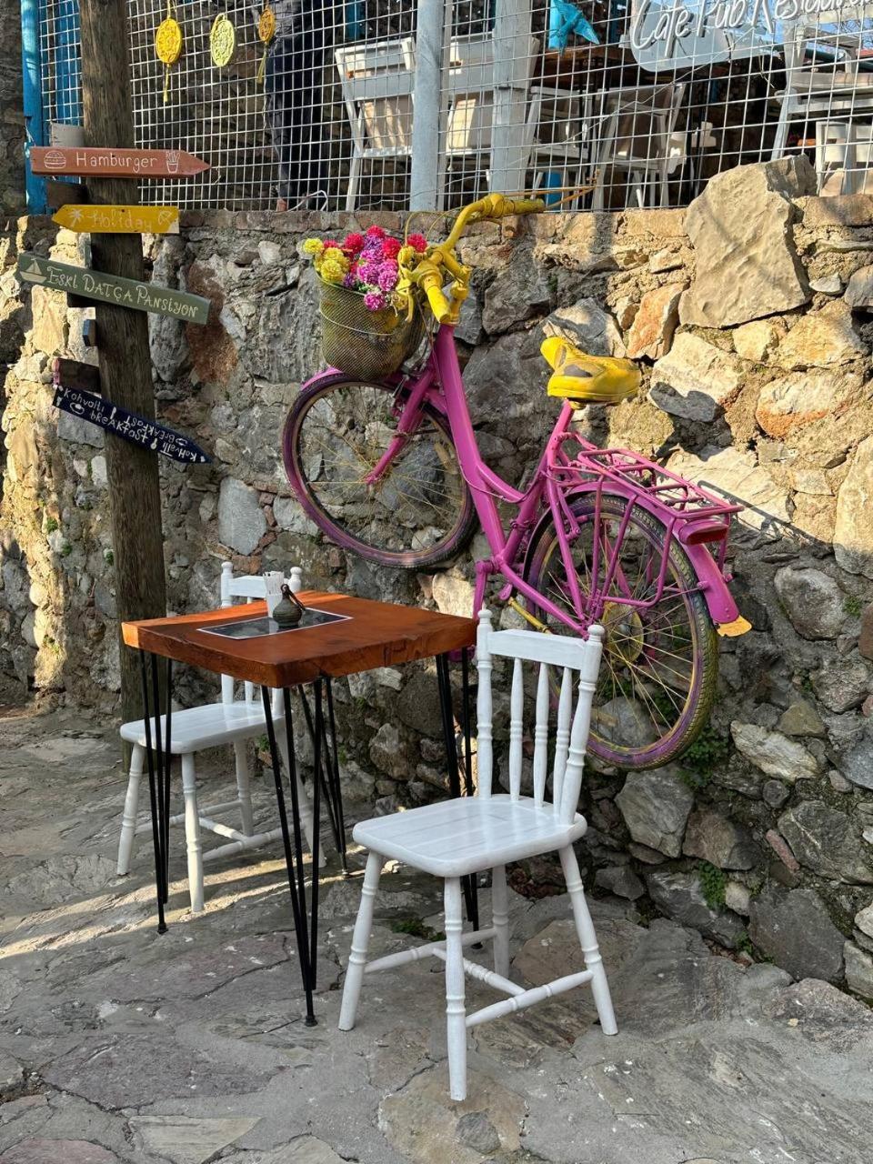 Eski Datca Pansiyon Bagian luar foto